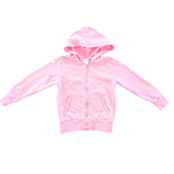 Spring&Gege Girls Solid Classic Hoodies Soft Hooded Full Zip Sweatshirts for Chi - Picture 2 of 6
